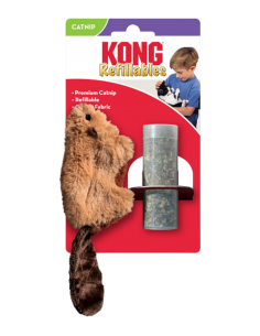 KONG CATNIP REFILLABLE CASTORO